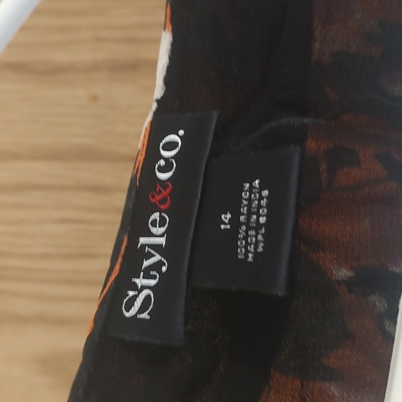 Style and Co Shirt Size 14 - Picture 3 of 4